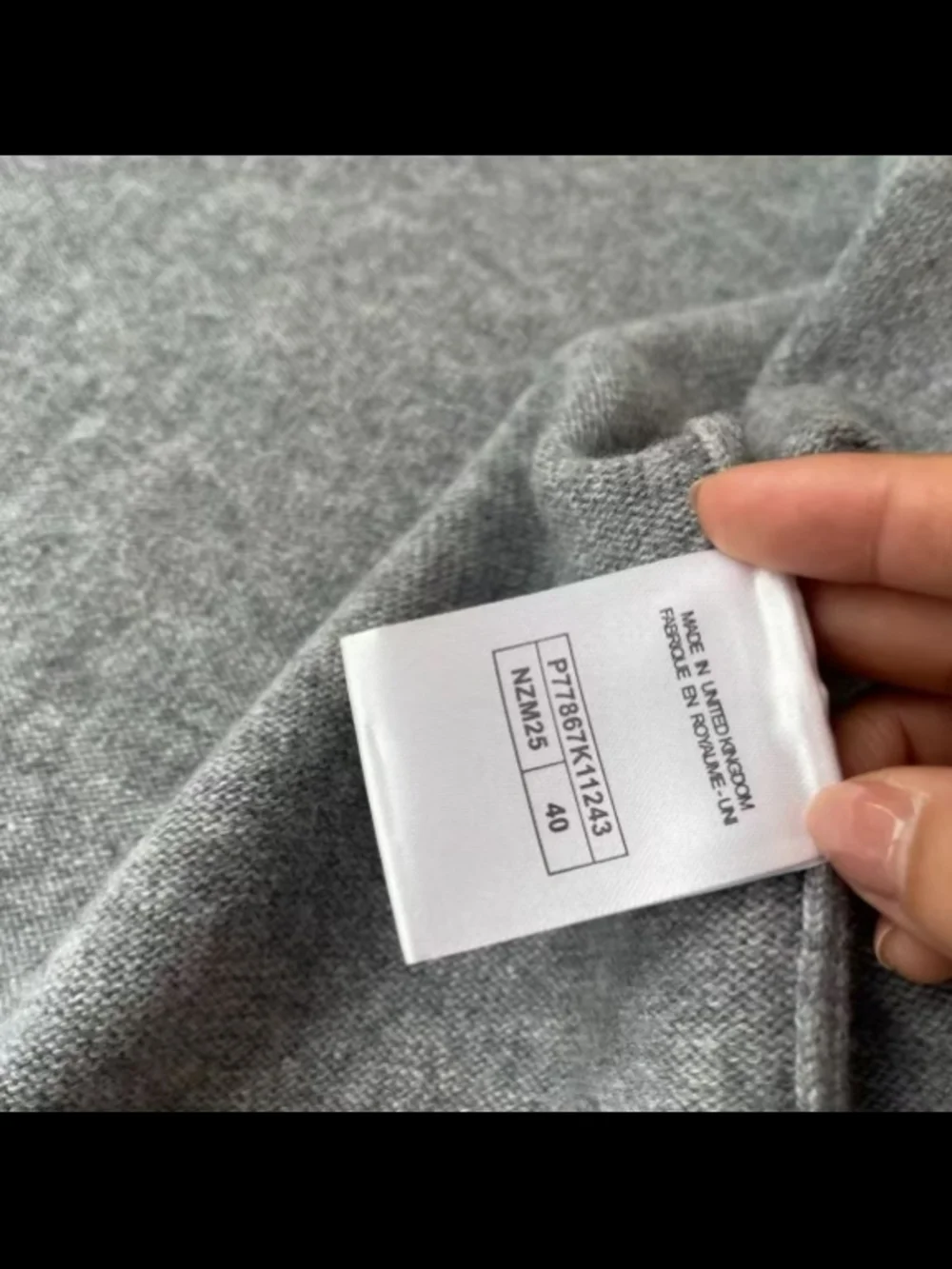 CHANEL Gray Ribbed Cashmere Cardigan
